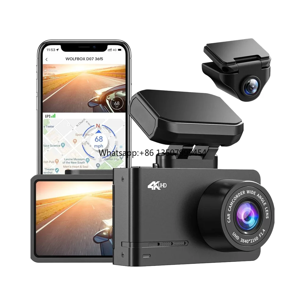 Wolfbox Dealer D07  Dual Doubl - огляд і ціна Dual Dash Cam With Gps Wifi