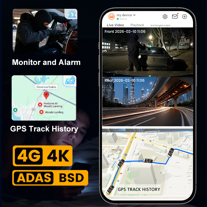 4K 4G Dual Channel Dashcam 3.6 - огляд і ціна Dash Cam Hardwire Kit