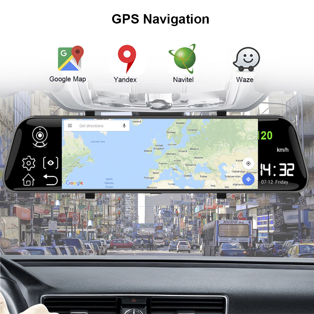 HGDO 10''  4G Android Dash Cam - огляд і ціна Dual Dash Cam With Gps Wifi