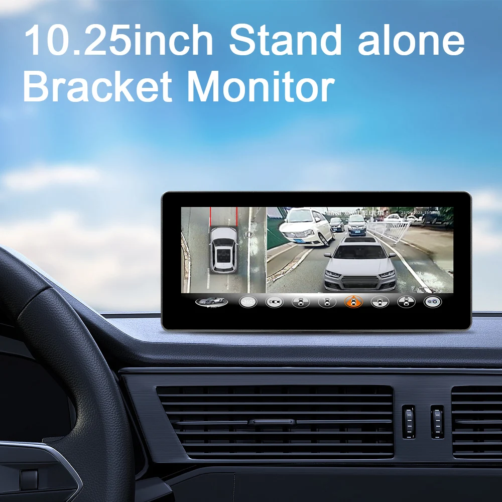 Carsanbo 10.25 Inch Touch Scre - огляд і ціна Dash Cam 360 Degree Panoramic