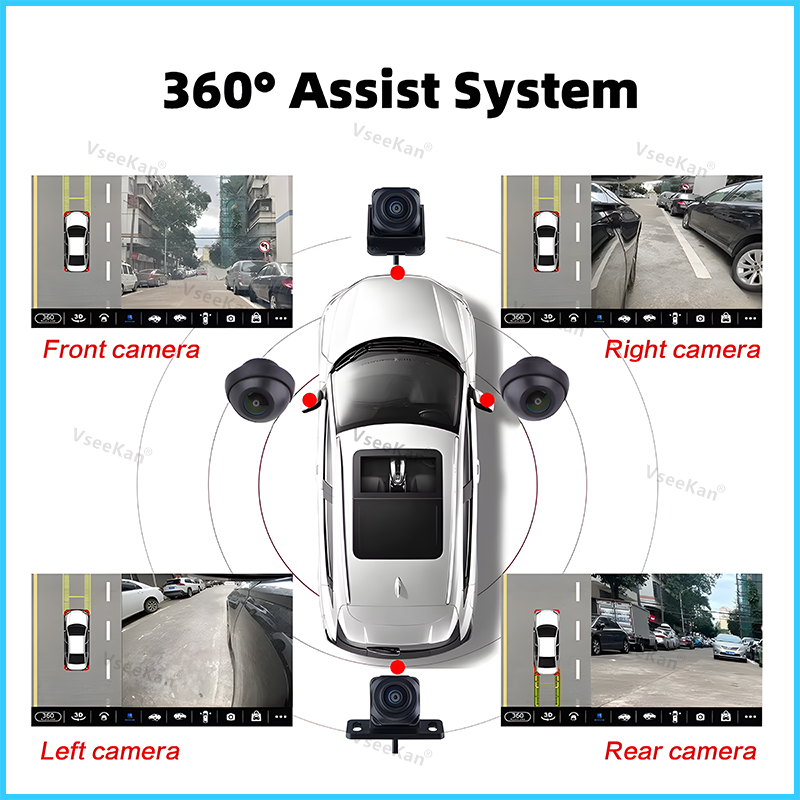 Car 360 Surround View System W - огляд і ціна Dash Cam With Parking Monitor