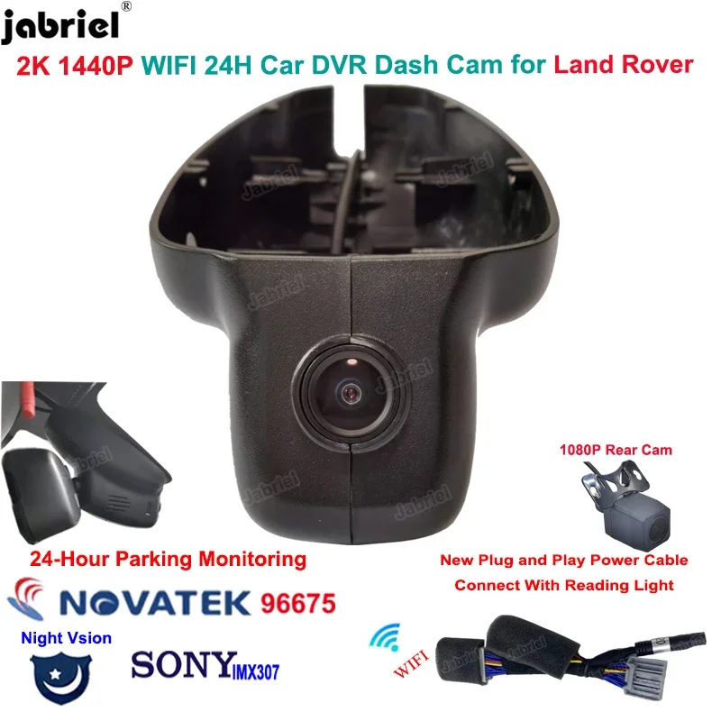 2K Car DVR DashCam 24H Dual Le - огляд і ціна Dash Cam 2K Dual Lens