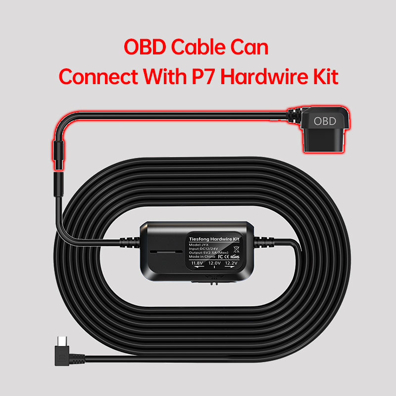 XUOIB OBD Connect Cable Compat - огляд і ціна Dash Cam Hardwire Kit