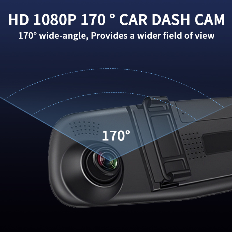 Car Dash Cam 4.5 Inch Mirror S - огляд і ціна Dash Cam 3 Channel 1080P