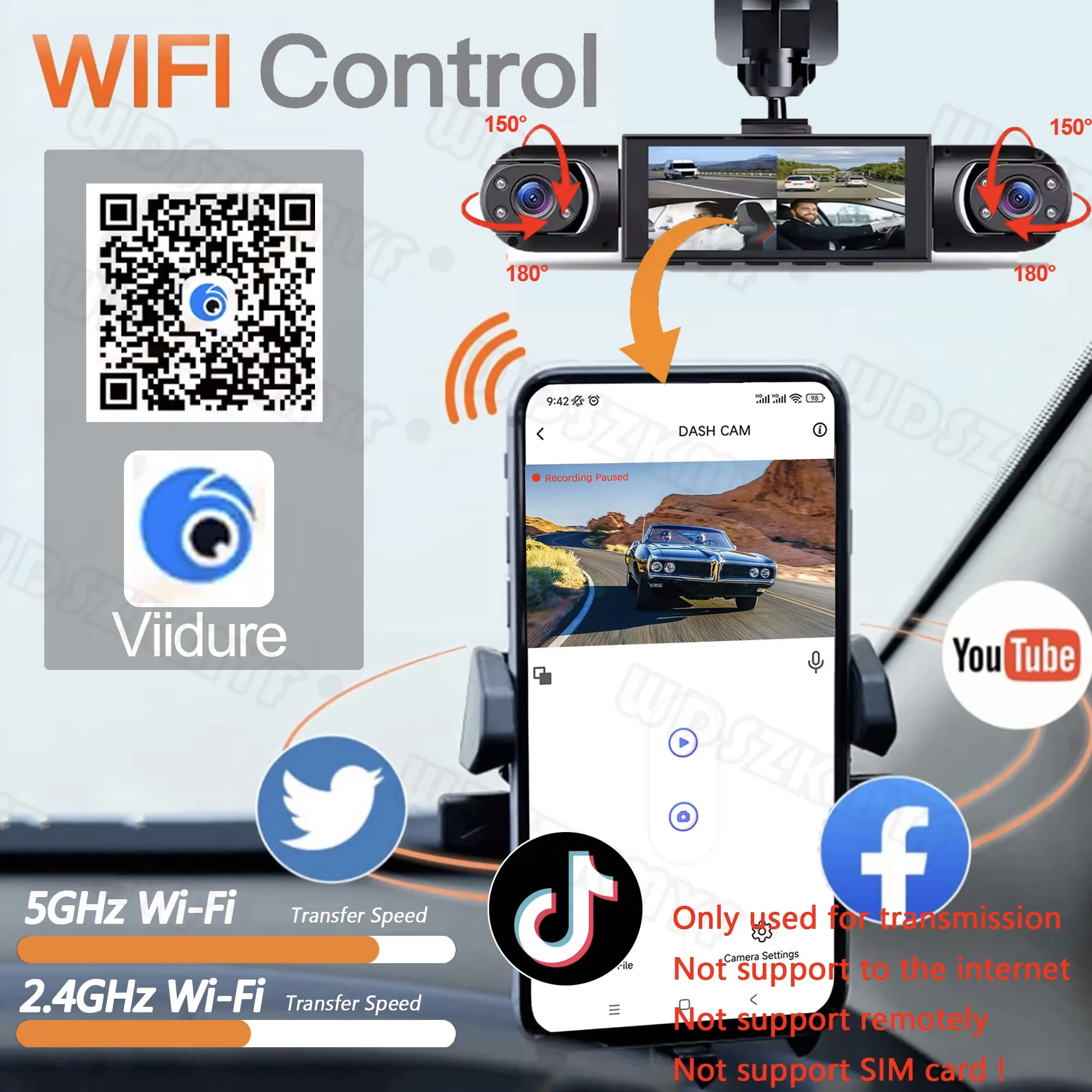 4Lens Car DVR 360 Degrees Vide - огляд і ціна Dash Cam 360 Degree Panoramic