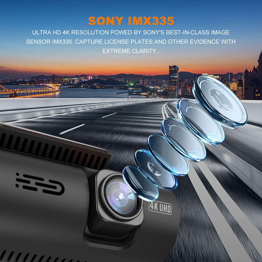 Dash Cam 4K+1080P Dual Dash Ca - огляд і ціна Dual Dash Cam With Gps Wifi