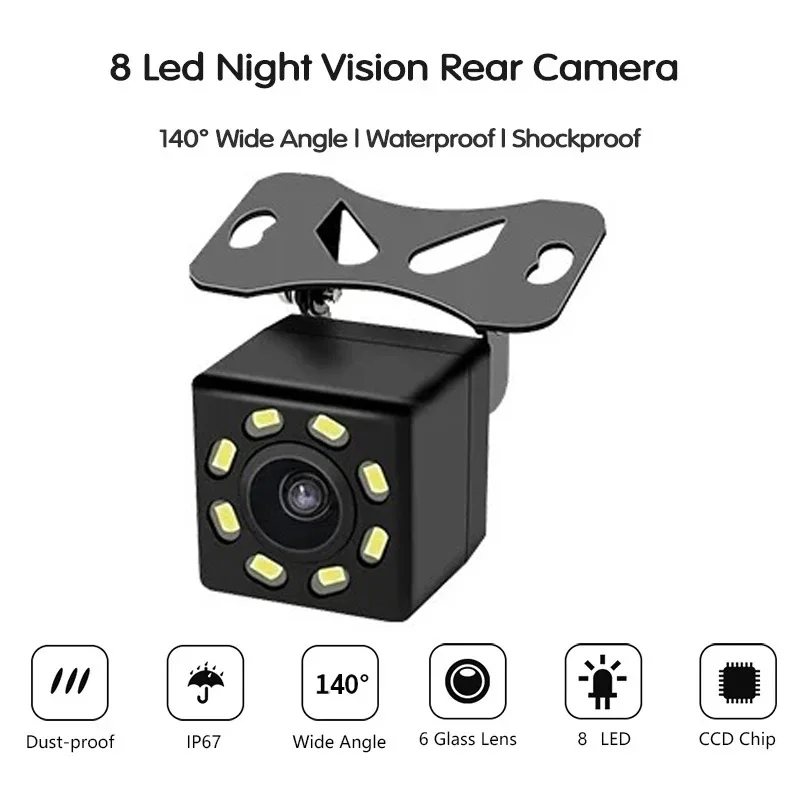 Universal Car Rear View Backup - огляд і ціна Dash Cam With Parking Monitor