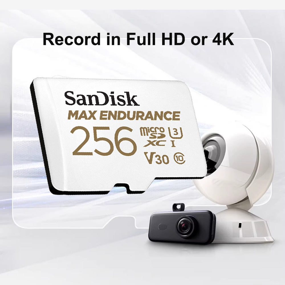 SanDisk MAX ENDURANCE MicroSD  - огляд і ціна Dash Cam Sd Card 256Gb High Endurance