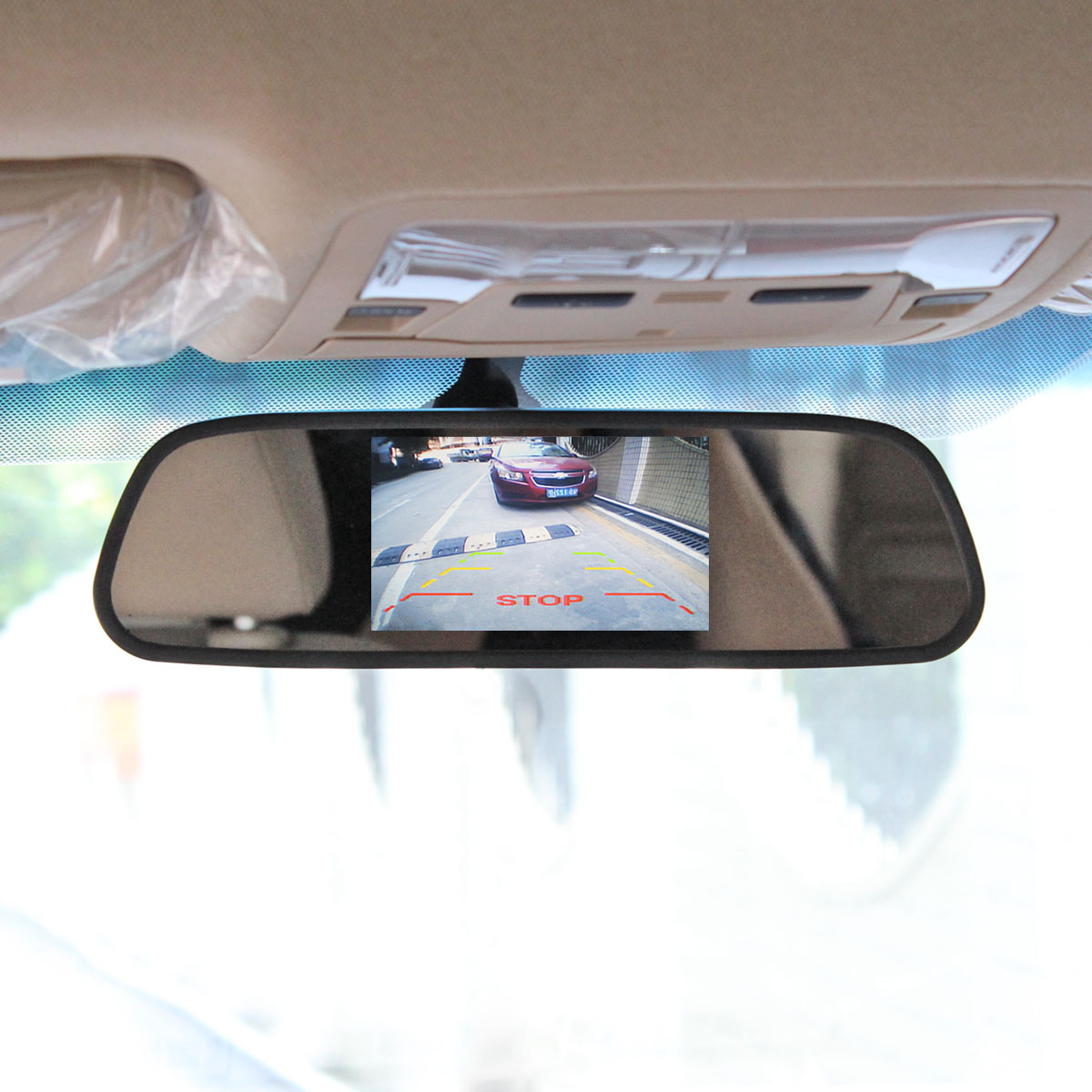 SMALUCK 4.3inch TFT LCD Screen - огляд і ціна Dash Cam Mirror Backup Camera