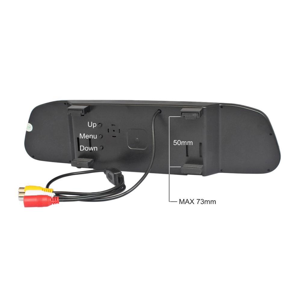 SMALUCK 4.3inch TFT LCD Screen - огляд і ціна Dash Cam Mirror Backup Camera